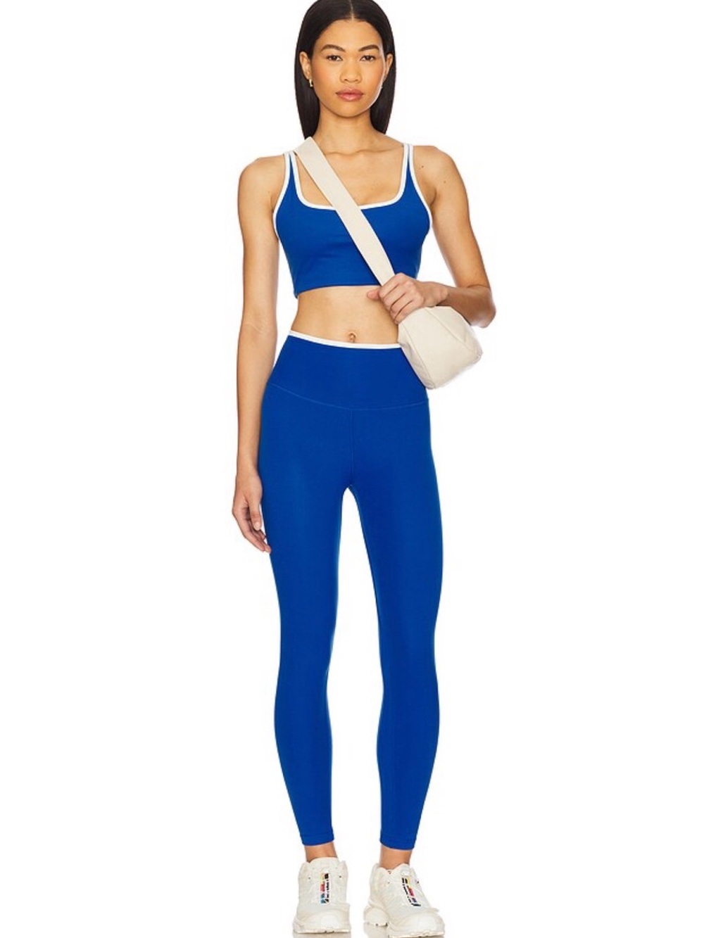 Splits59 Cait Rigor Bra in Classic Blue & White - Picture 4 of 6